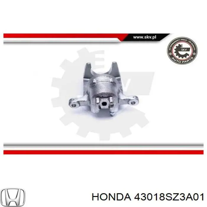 Супорт гальмівний задній правий Honda 43018SZ3A01 ціна, від 37.25 USD