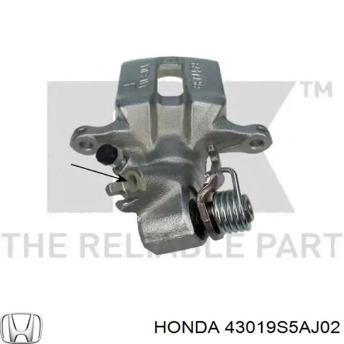 Супорт задній лівий 43019S5AJ02 Honda