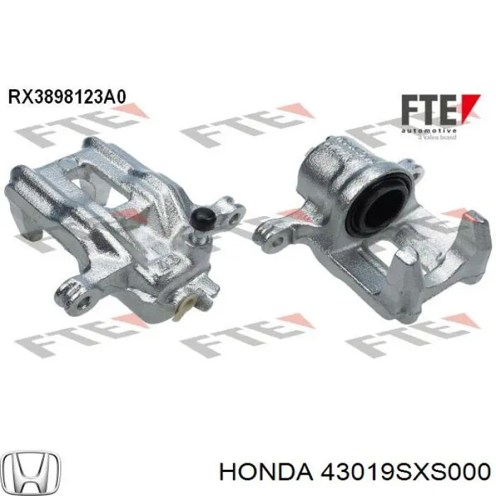Супорт гальмівний задній лівий Honda 43019SXS000 ціна, від 56.12 USD
