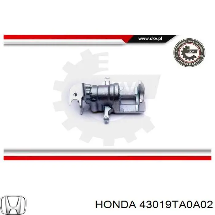 Задній гальмівний супорт лівий Honda 43019TA0A02