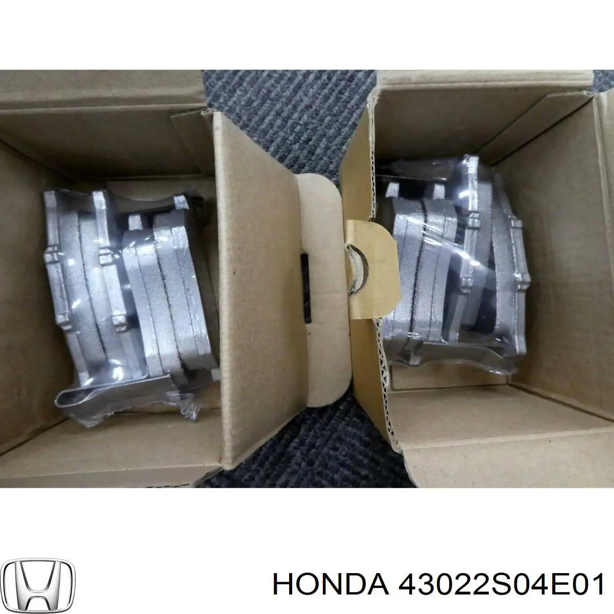 Задні дискові колодки Honda 43022S04E01