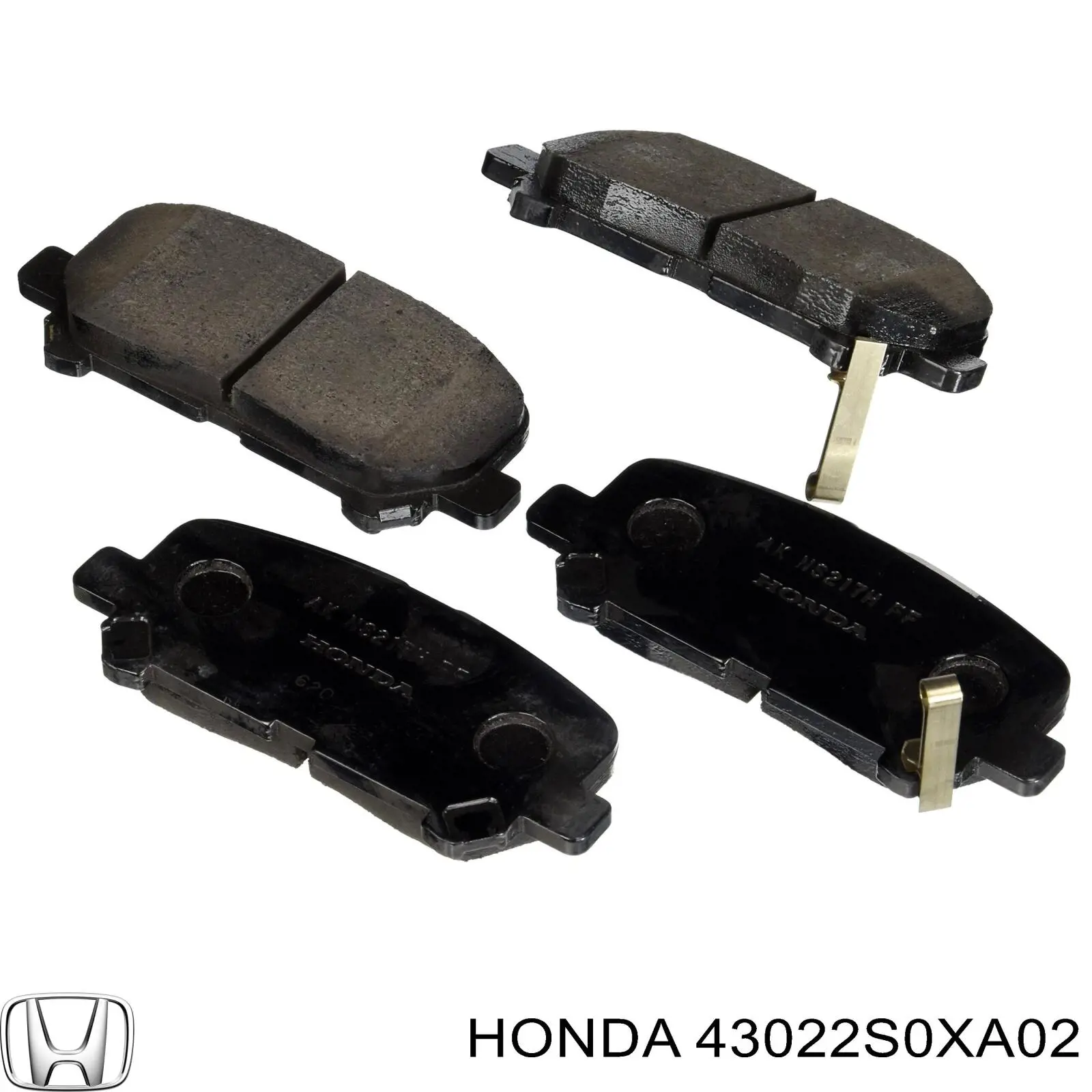 Колодки гальмові задні, дискові 43022S0XA02 Honda