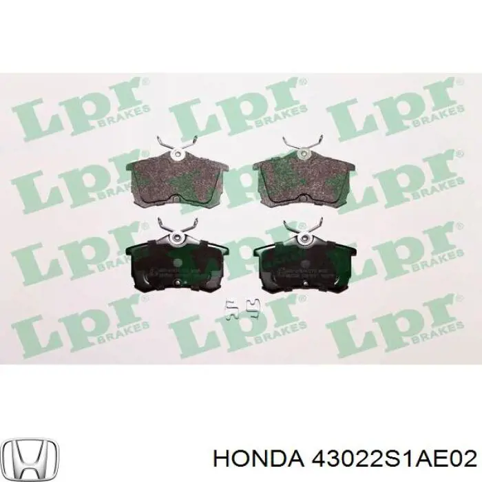 Купити 43022S1AE02 Honda Задні колодки