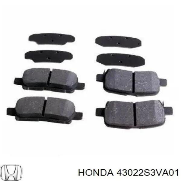 Купити 43022S3VA01 Honda Задні колодки