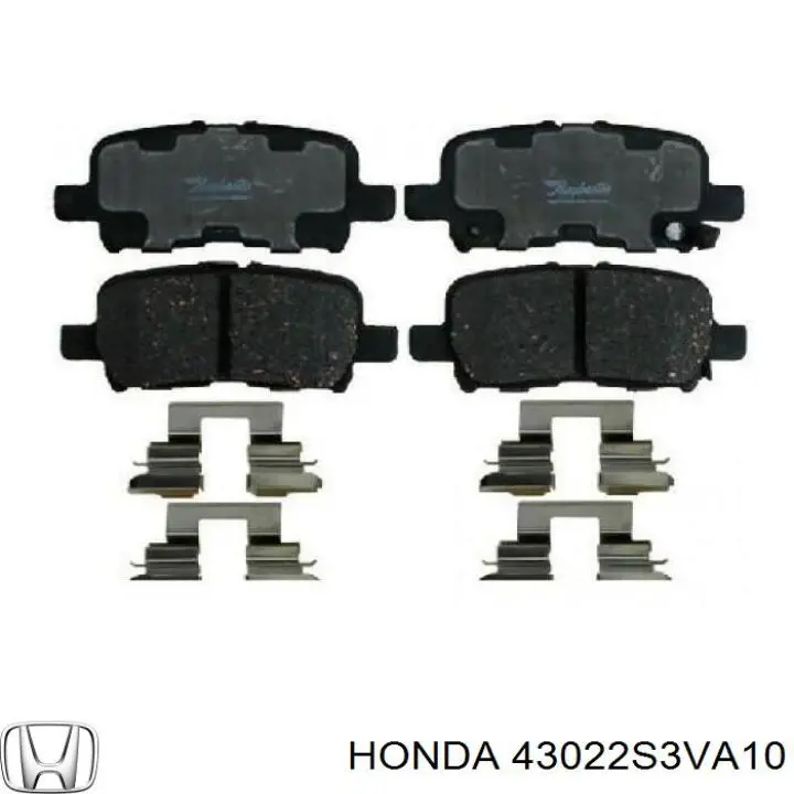 Купити 43022S3VA10 Honda Задні колодки