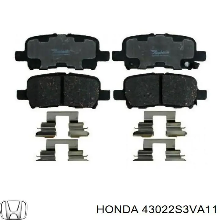 Купити 43022S3VA11 Honda Задні колодки