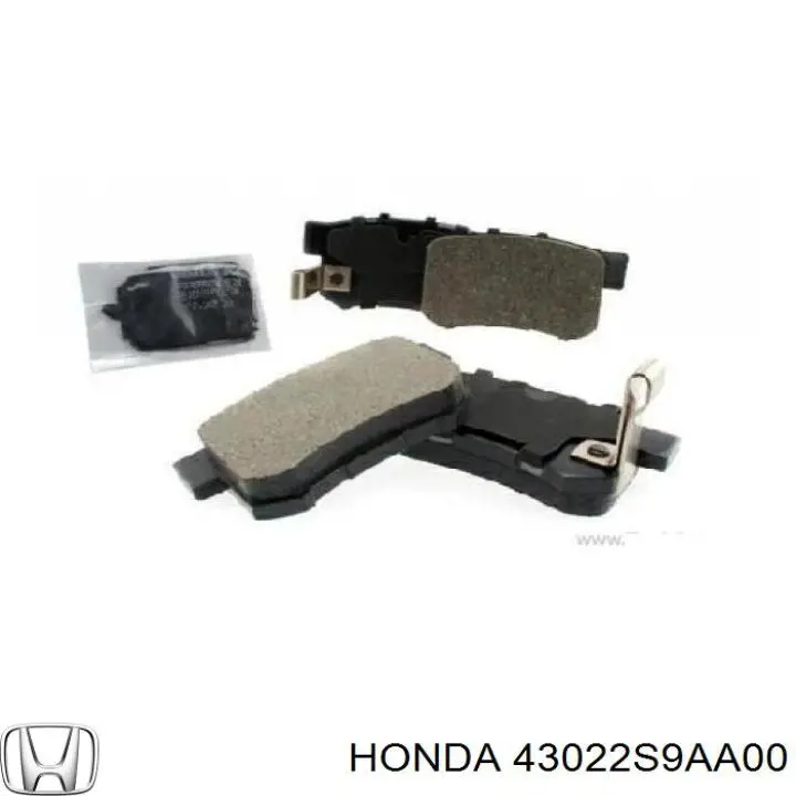 Задні гальмівні колодки 43022S9AA00 Honda
