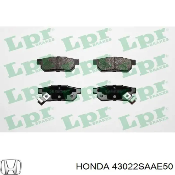 Купити 43022SAAE50 Honda Задні колодки