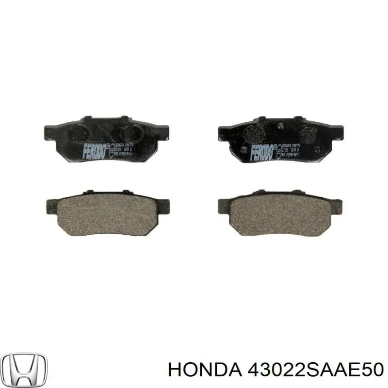 Купити 43022SAAE50 Honda Задні колодки