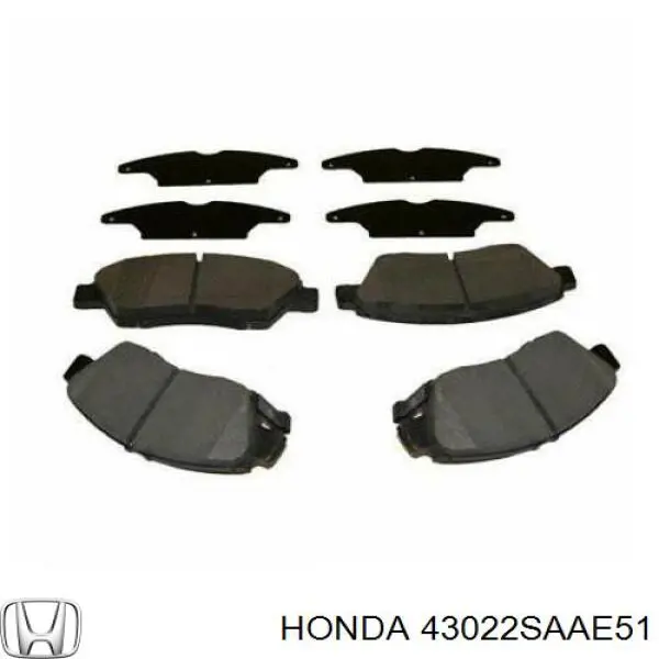 Купити 43022SAAE51 Honda Задні колодки