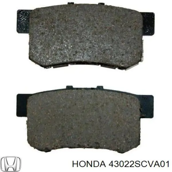 Колодки гальмівні передні, дискові 43022SCVA01 Honda