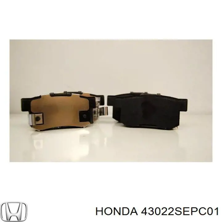 43022SEPC01 Honda Колодки гальмівні задні, дискові