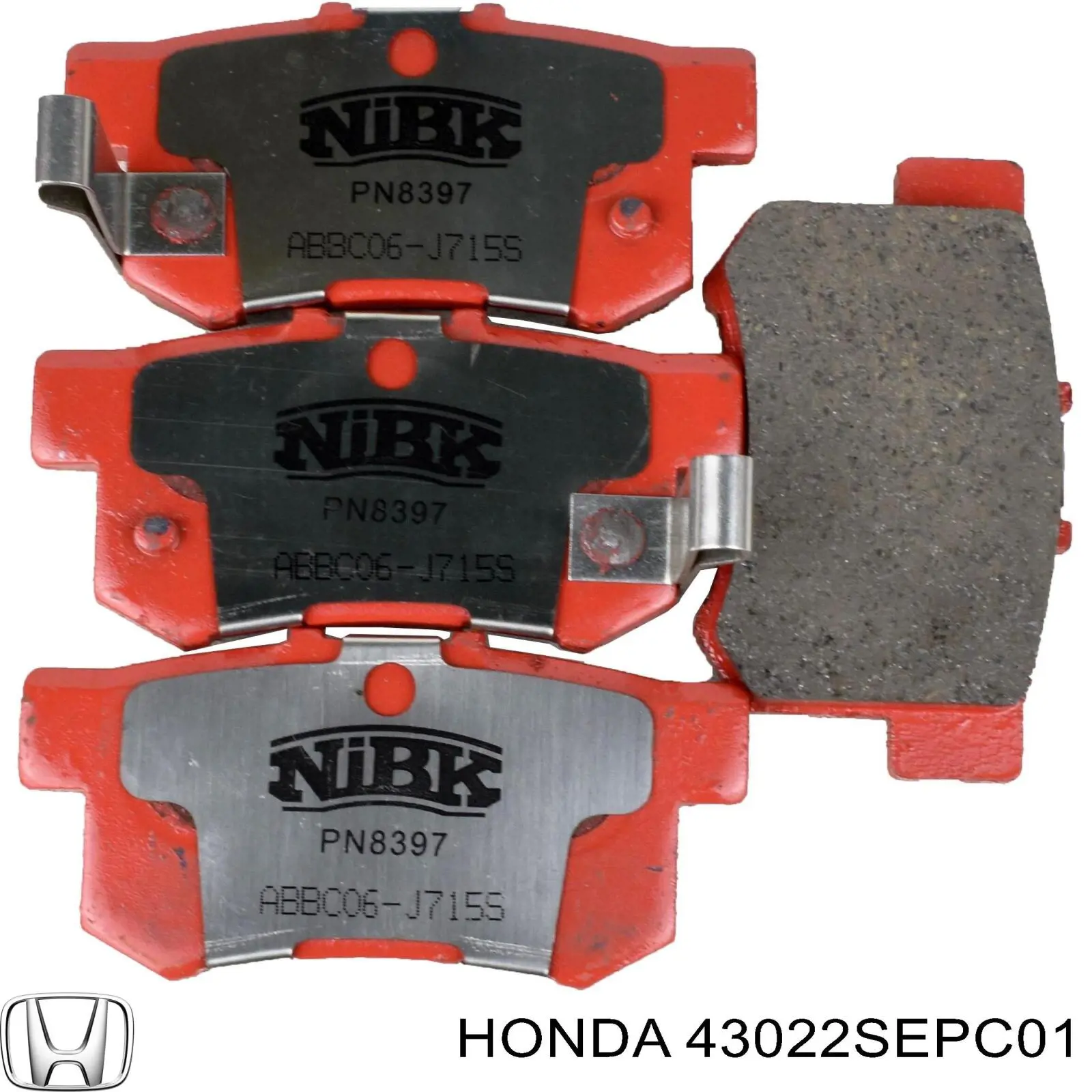 Купити 43022SEPC01 Honda Задні колодки