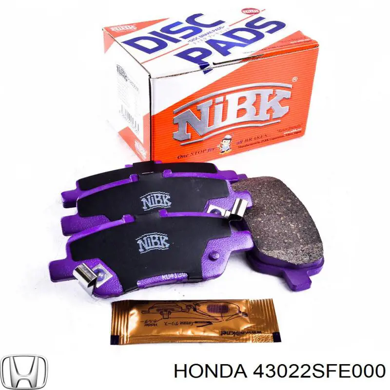 Задні гальмівні колодки Honda 43022SFE000 ціна, від 29.08 USD
