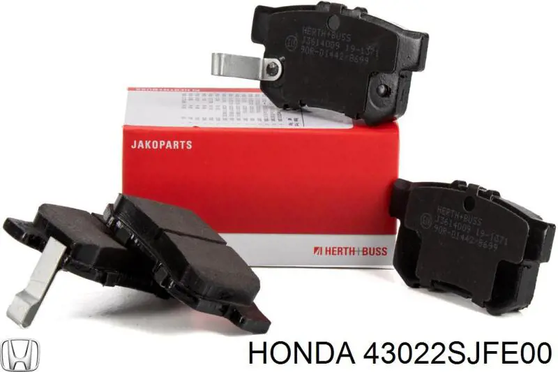 Задні гальмівні колодки Honda 43022SJFE00 ціна, від 17.01 USD