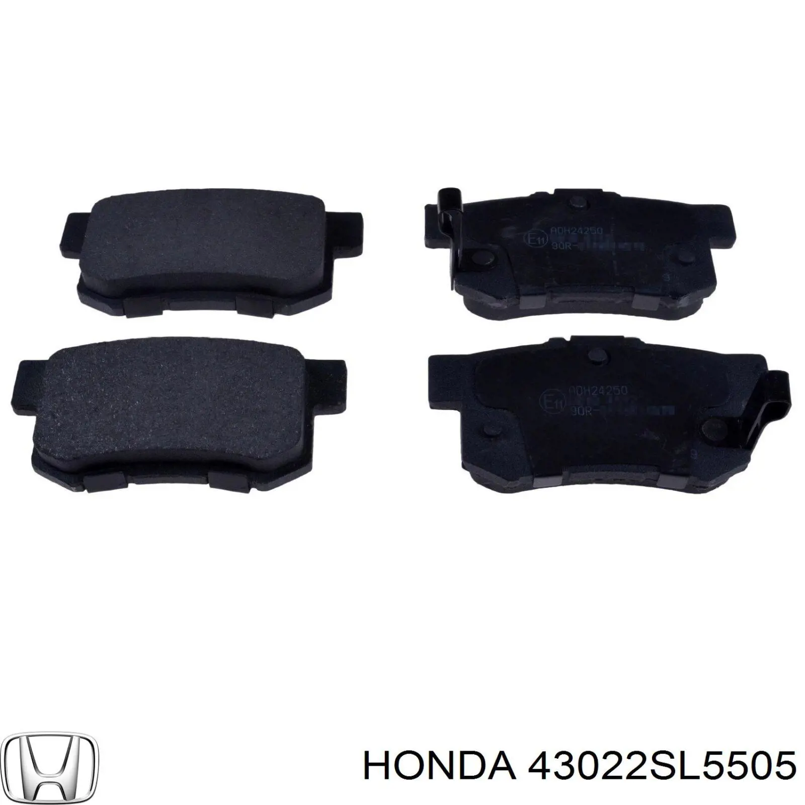 43022SL5505 Honda колодки гальмові задні, дискові