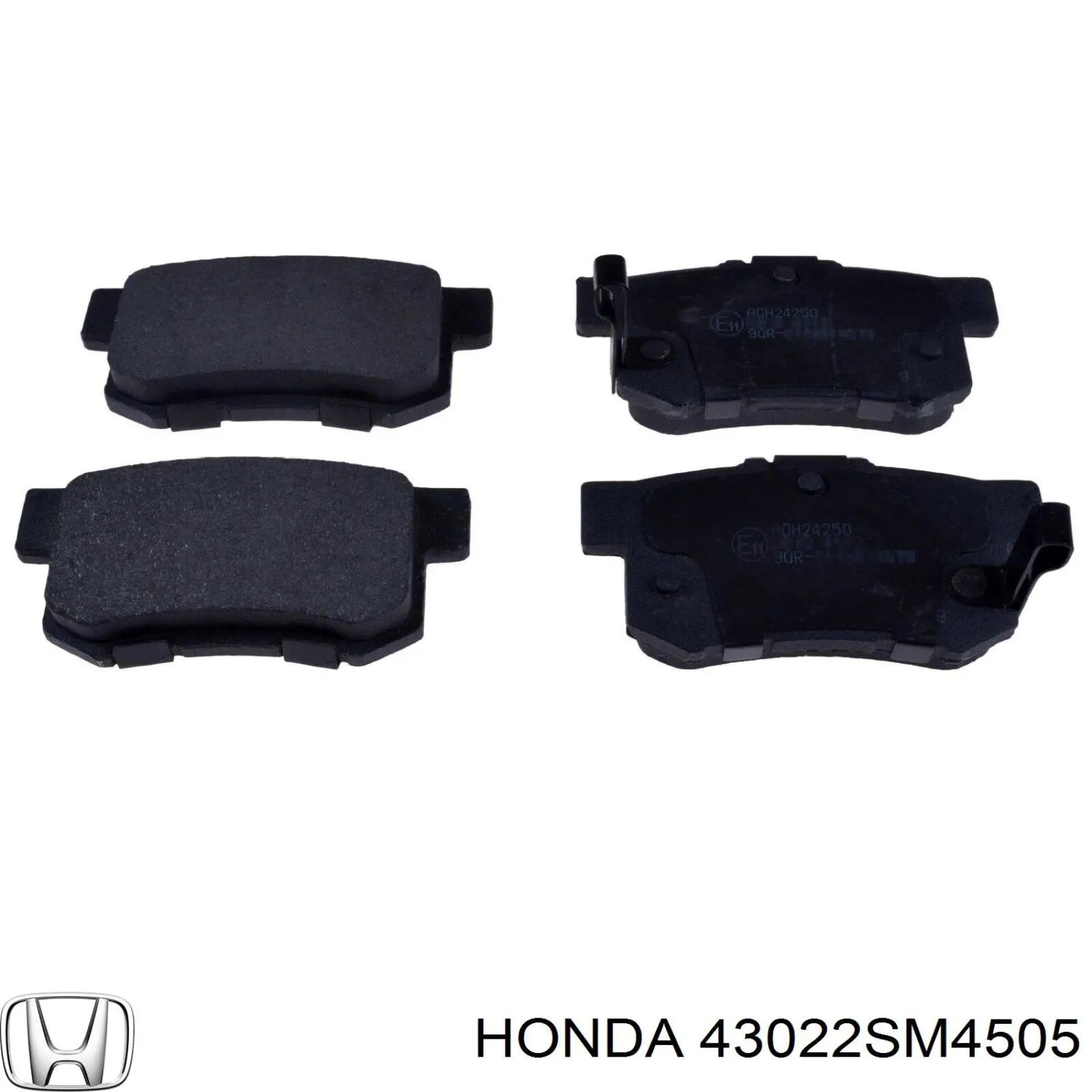 43022SM4505 Honda колодки гальмові задні, дискові