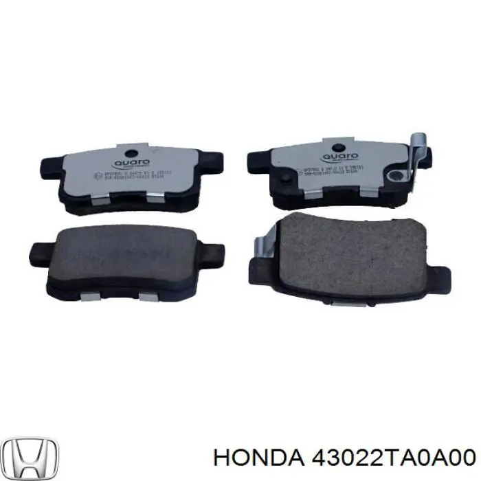 Купити 43022TA0A00 Honda Задні колодки