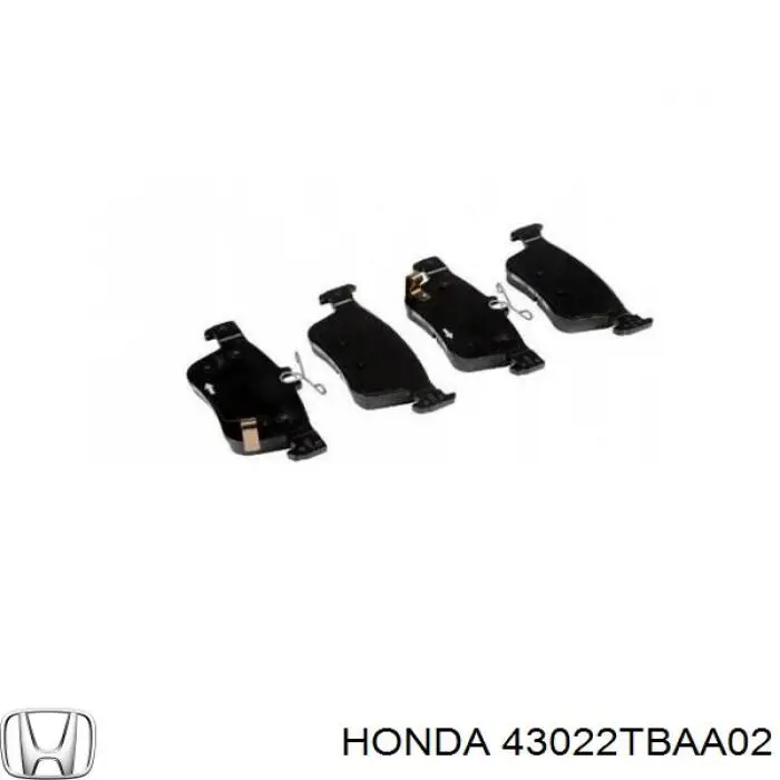 Купити 43022TBAA02 Honda Задні колодки