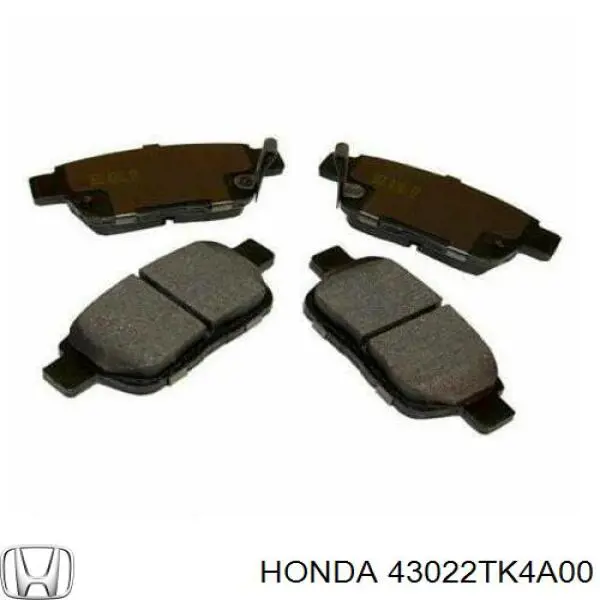 Купити 43022TK4A00 Honda Задні колодки