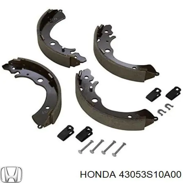 Колодки гальмові задні, барабанні Honda 43053S10A00 ціна, від 19.12 USD
