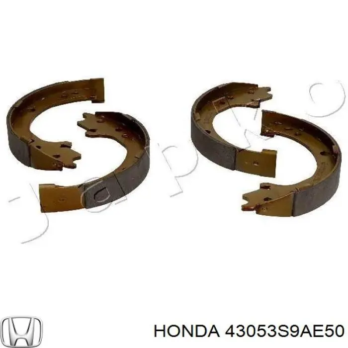 Купити 43053S9AE50 Honda Гальмівні колодки гальма стоянки