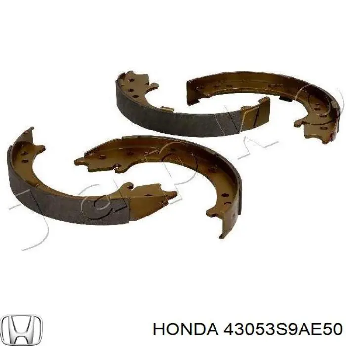 43053S9AE50 Honda колодки ручника/стоянкового гальма
