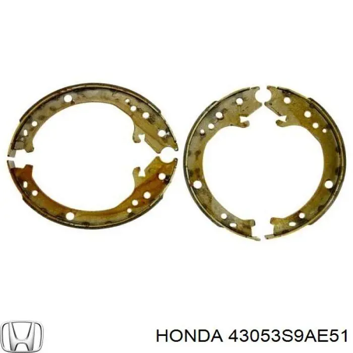 Купити 43053S9AE51 Honda Гальмівні колодки гальма стоянки