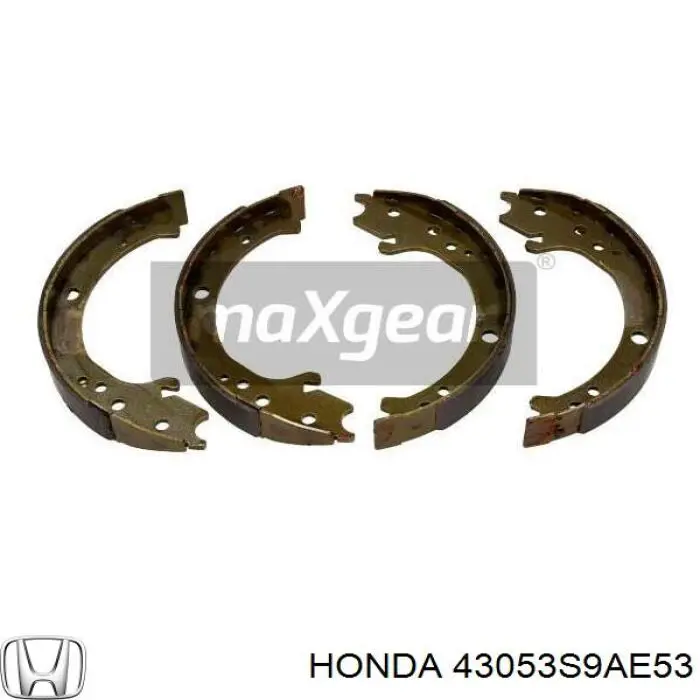Купити 43053S9AE53 Honda Гальмівні колодки гальма стоянки