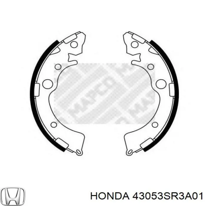 Колодки гальмові задні, барабанні 43153SH3305 Honda