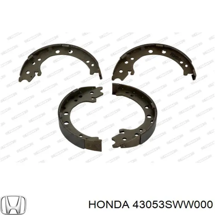 Купити 43053SWW000 Honda Гальмівні колодки гальма стоянки