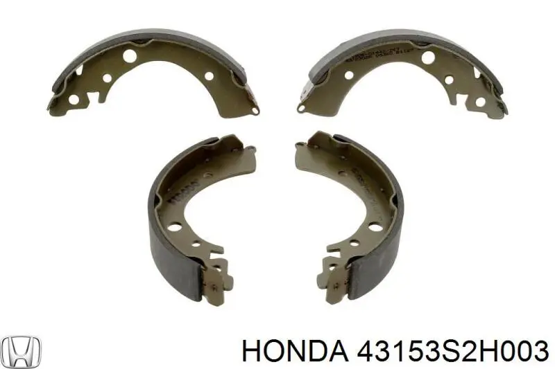 Купити 43153S2H003 Honda Колодки гальмові задні, барабанні