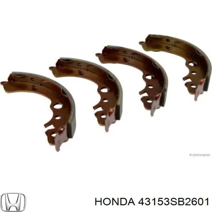 Колодки гальмові задні, барабанні 43153SB2601 Honda