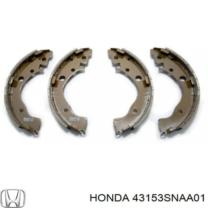 43153SNAA01 Honda колодки гальмові задні, барабанні
