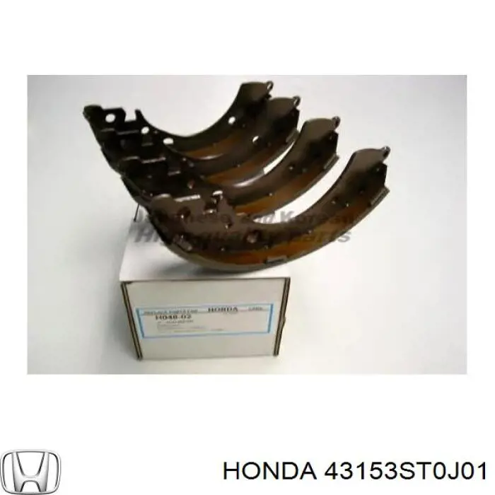 Колодки гальмові задні, барабанні Honda 43153ST0J01 ціна, від 17.24 USD
