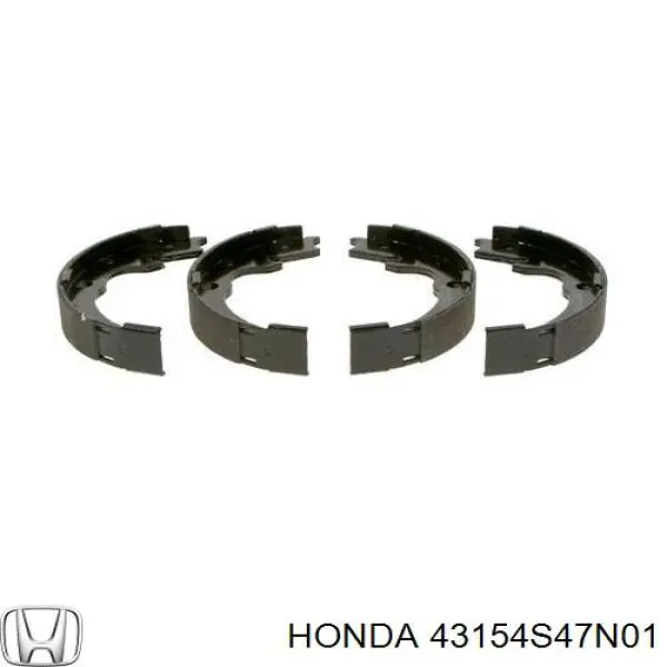 Купити 43154S47N01 Honda Гальмівні колодки гальма стоянки