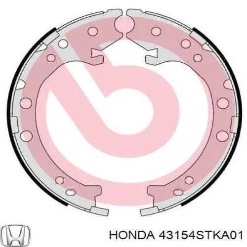 Колодки ручника 43154STKA01 Honda