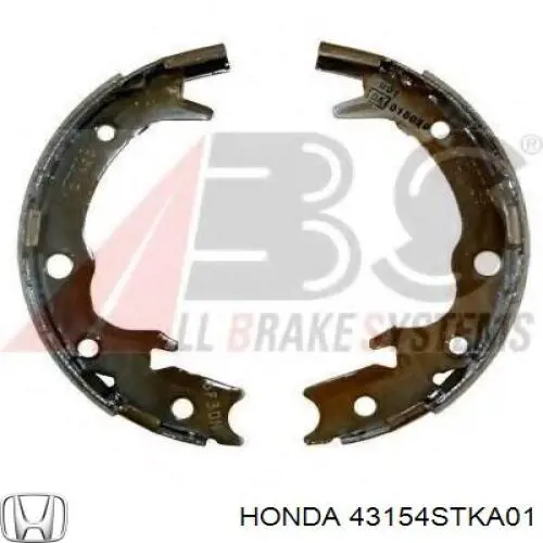 Колодки стоянкового гальма Honda 43154STKA01