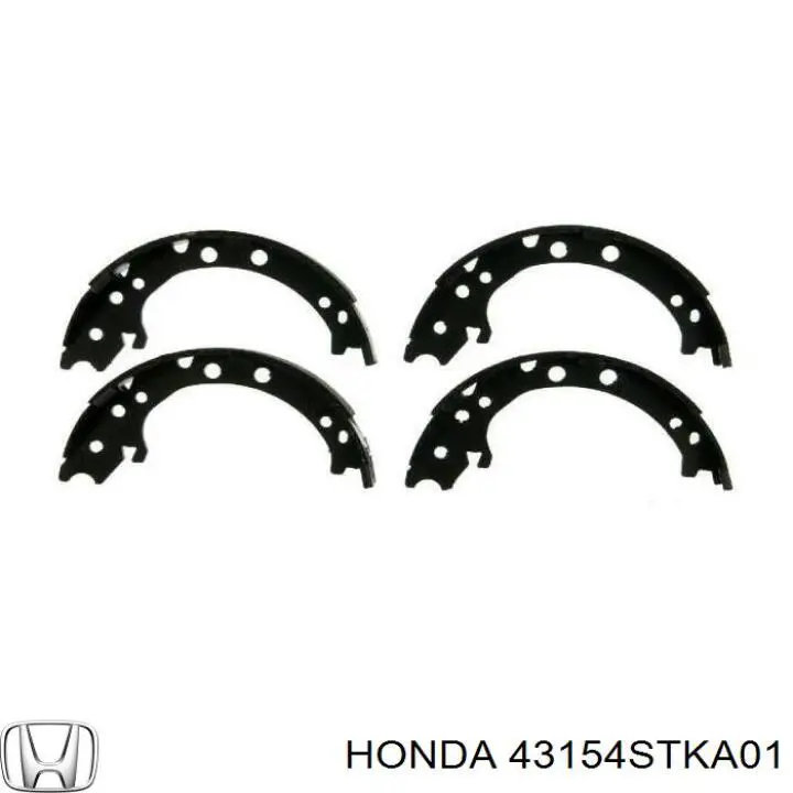 43154STKA01 Honda Гальмівні колодки ручника