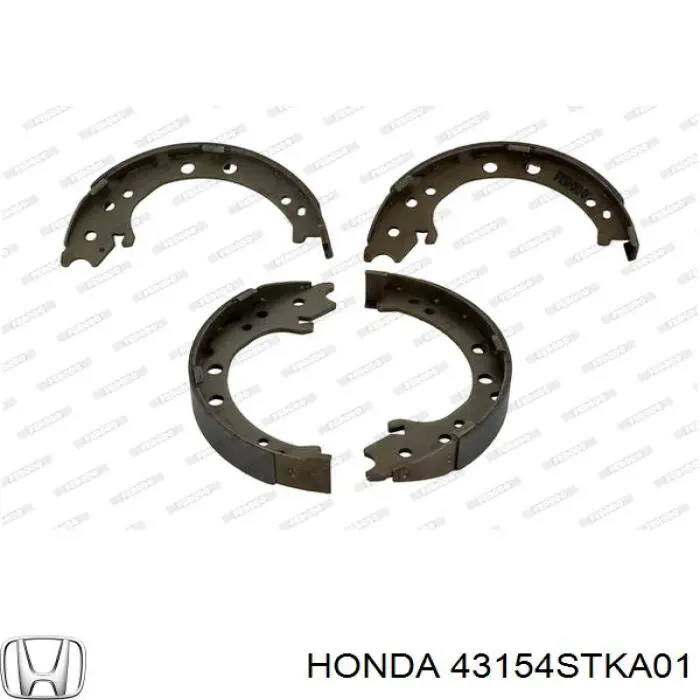 Купити 43154STKA01 Honda Гальмівні колодки гальма стоянки