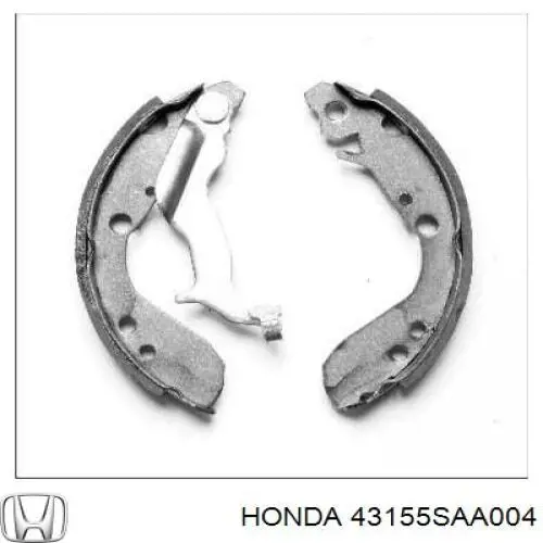 Купити 43155SAA004 Honda Колодки гальмові задні, барабанні