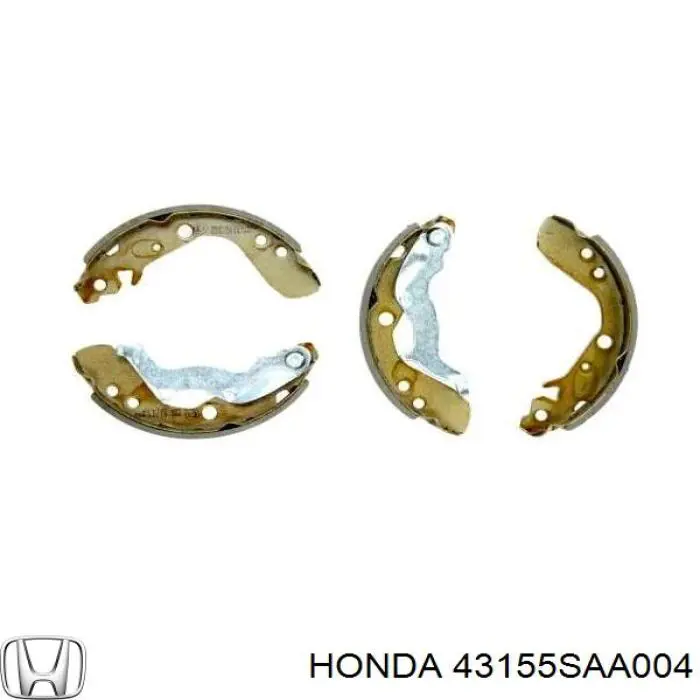 Колодки гальмові задні, барабанні Honda 43155SAA004 ціна, від 20.03 USD