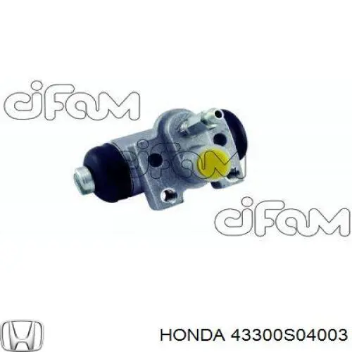 Купити 43300S04003 Honda Циліндр гальмівний колісний/робітник, задній