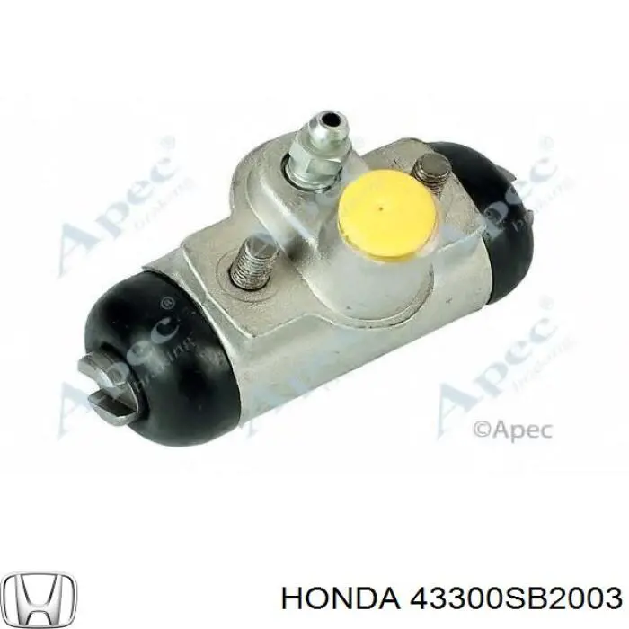 Циліндр гальмівний колісний/робітник, задній Honda 43300SB2003 ціна, від 9.05 USD