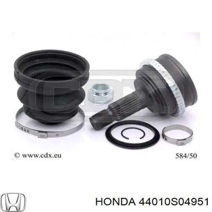  Піввісь права Honda Civic 6