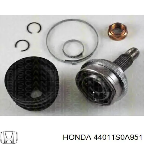 ШРУС зовнішній передній 44011S0A951 Honda
