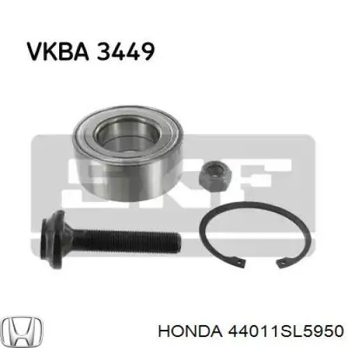 ШРУС зовнішній передній 44011SL5950 Honda