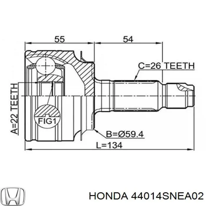 ШРУС зовнішній передній Q1311575 Q-fix