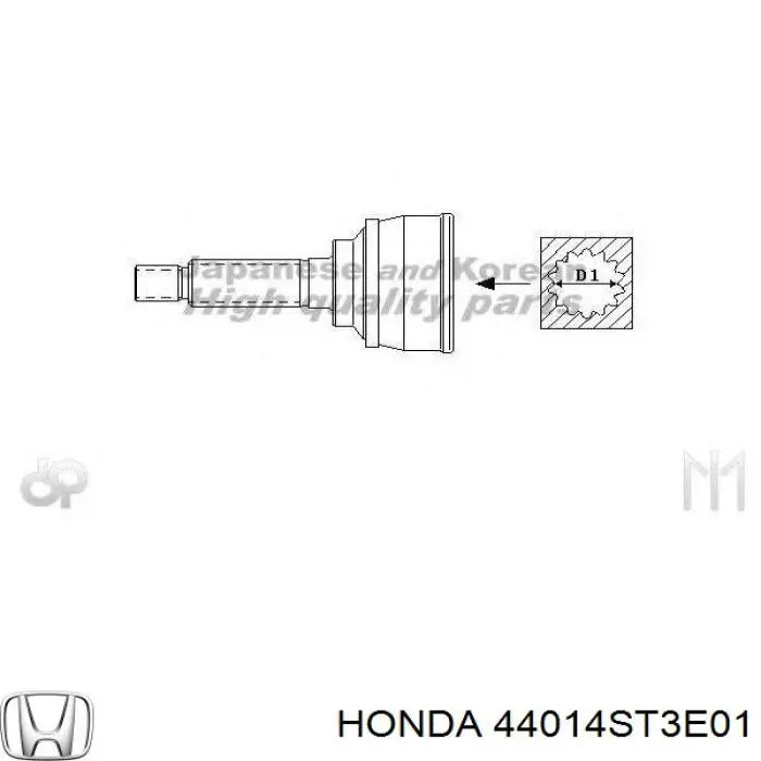 Купити 44014ST3E01 Honda Шарнір приводу зовнішній