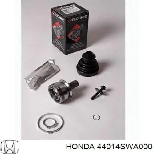 ШРУС зовнішній передній 44014SWA000 Honda